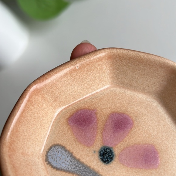 Handmade Pottery Trinket Jewelry Dish Catchall Ojo Sarco Pottery - Picture 11 of 12